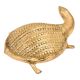 Golden Brass Metal Turtle Figurine