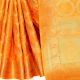Orange Color Lichi 2 Tone Silk SareeÂ Weaved Saree With Blouse Piece