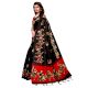 Black Kathak  Women's Khadi Silk Printed Saree With Blouse Piece