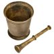 Indian Brass Imam Dasta (Mortar and Pestle)