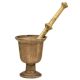Hand MadeÂ Brass Mortar & Pestle ApothecaryÂ Spice Grinder