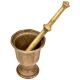 Hand MadeÂ Brass Mortar & Pestle ApothecaryÂ Spice Grinder