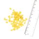 Pastel Yellow Cylinder Shaped Loose Glass Beads Jewelry Making Beads (12 in Pack)