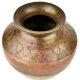 Brass Copper Holy Water Ganga-Jamuna Lota Pot