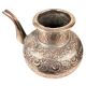Floral Design Engraved Copper Pot With A Stout