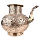 Floral Design Engraved Copper Pot With A Stout
