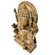 Sitting Worship Brass Ganesha Elephant God Statue