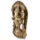 Brass Standing Lord Ganesha on a Lotus Base and With Prabhhavali