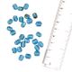 Blue Unusual Saucer Shaped Loose Beads DIY Jewelry Making Wholesale (12 in Pack)