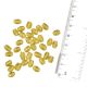 Amber Barrel Shaped Jewelry Making Faceted Crystal Glass Loose Beads (12 in Pack)