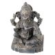Brass Handmade Lord Ganesha Seated On A Raised Lotus Seat