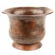 Traditional Simple Engravings Brass Water Vessel With A wide Mouth