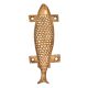 Elegant Golden Brass Fish Door Handle