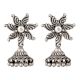 92.5 Sterling Silver Earrings Sun Stud Pearl  Traditional Jhumkies