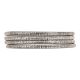 92.5 Sterling Silver Bangles With Light Thin Textured Design( Set OF 4 )