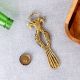 Brass Bottle Opener With Two Peacock And Tail