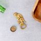 Brass Bottle Opener With Monkey And Child Statue