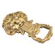 Brass Bottle Opener With Mythical And Gothic Man Face