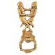 Brass Bottle Opener With Two Dancing Girls Statue
