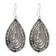 92.5 Sterling Silver TribalÂ Dangle Statement Earrings