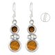 92.5 Sterling Silver Earrings Tiger Eye Gemstone Earring Jewellery