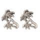 92.5 Sterling Silver Earrings Beach Palm Tree Stud Earrings