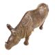Hand Made Brass Rhino Statue Figurine