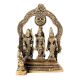 Brass Ram Durbar Statue Ram Parivar With Hanuman Statue