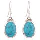 92.5 Sterling Silver Earrings And Turquoise Teardrop Earrings