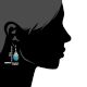 92.5 Sterling Silver Earrings And Turquoise Teardrop Earrings