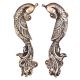 Brass Door Handle Peacock Figurine Design Door Pull