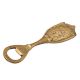 Brass Bottle Opener With Abstract Tribal Design