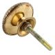 Brass Floral Pattern Dresser Knob