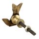 Fox Brass Dresser Knob