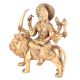 Brass Goddess Durga Statue Sitting On Tiger