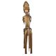Brass Tribal Statue Of Warrior On Back Horse