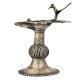 Handcrafted Ethnic Brass Oil Lamp Diya Deepak With StandÂ With Peacock Figurines