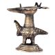 Handcrafted Brass Oil Lamp Dhokra Peacock Oil Lamp