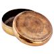 Beautiful Brass Tiffin Box Hand Engraved Design Brass Chapati Box