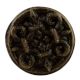 Antique Floral Round Iron Cabinet Knob