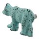 Antique Sage Green Bear Iron Dresser Knob