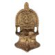 Brass Ornate Gajalaxmi Oil Lamp Diya Oil Lamp Deep