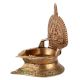Traditional Brass Small Gajlaxmi Pooja Lamp