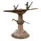 Brass Oil Lamp Diya DeepakÂ With Peacock Figurines