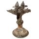Brass Oil Lamp Diya DeepakÂ With Peacock Figurines