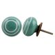 Sea Green Striped Knob