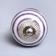 Dark Purple Striped Knob