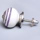 Dark Purple Striped Knob