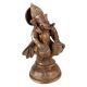 Standing Brass Ganesha Statue With Musical Instrument (Dholak )Decorative Showpiece