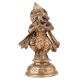 Standing Brass Ganesha Statue Playing Shahnai Decorative Showpiece